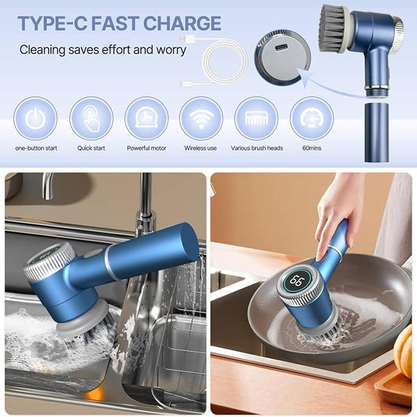 Multifunction Dish Scrubber