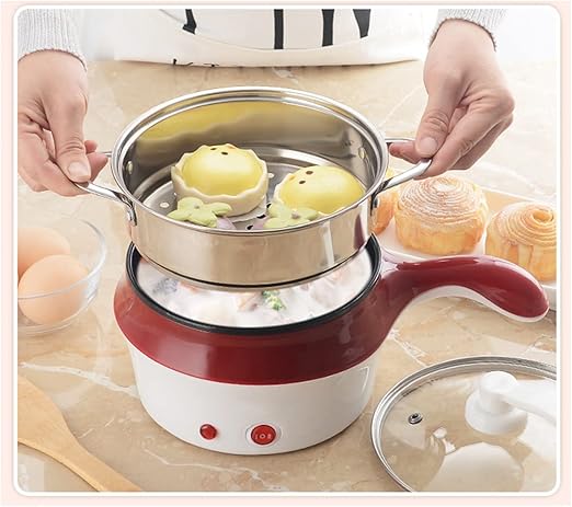 Electric Cooker With Steamer