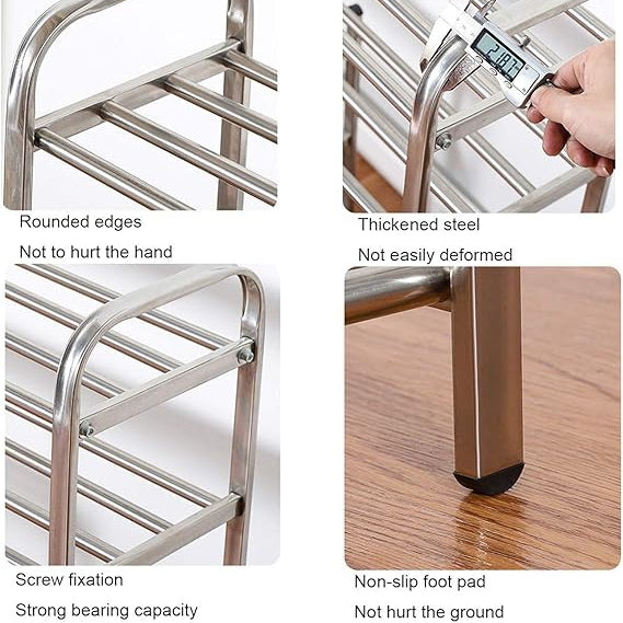 Stainless Steel Shoe Rack