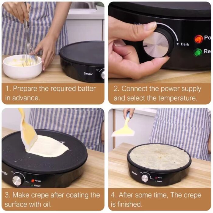 Non-Stick Crepe Maker