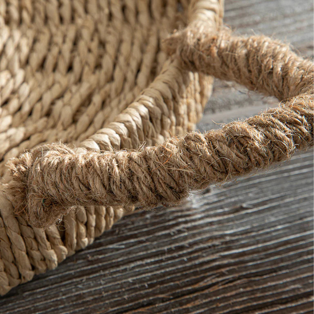Round Rattan Tray